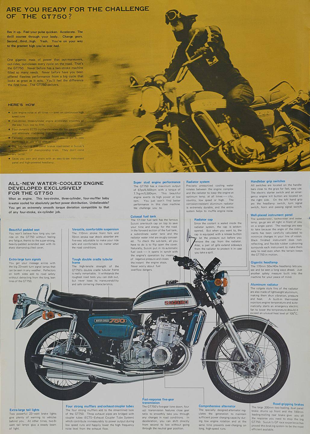 Suzuki GT 750 Prospekt 