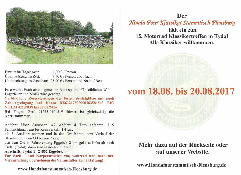 15. Motorradklassiker Treffen