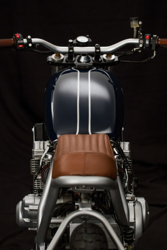 HONDA CB 400 YELLOW  Motorrad Schlüsselring Leder 