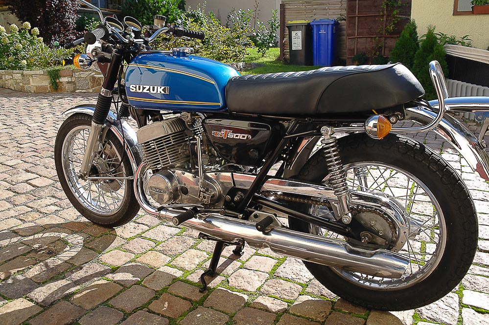 Die Suzuki GT 500 war eine Kreuzung aus GT und GS 