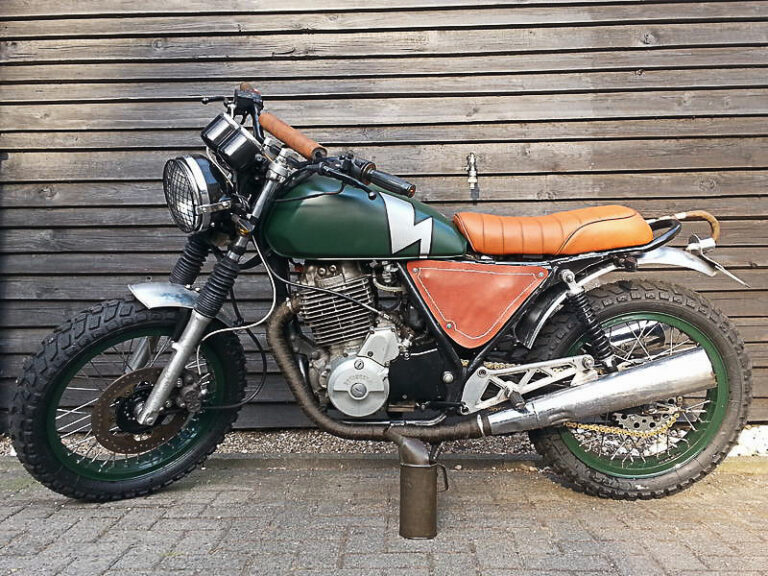 Honda XBR 500 Metamorphose zum aufregenden Scrambler