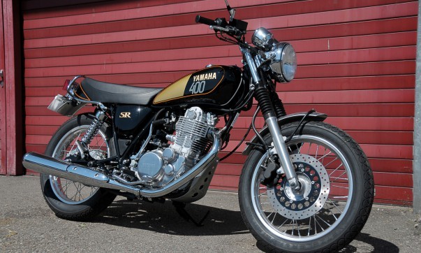 Absatzflaute – Yamaha SR 400 mit Tuning-Kit Yamaha SR 400 von Benders