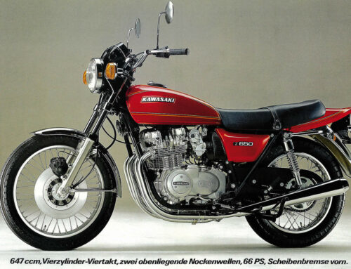 Kawasaki Z 650 Prospekt (1976) – Die neue Motorradklasse