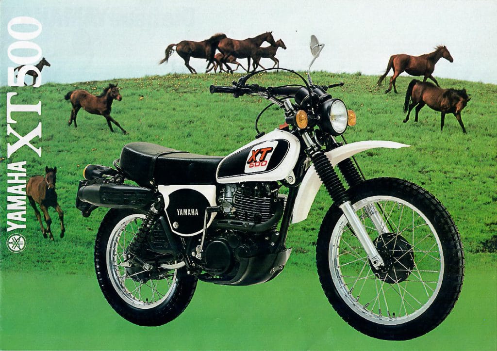 Yamaha XT 500 Prospekt 1979 Das Original