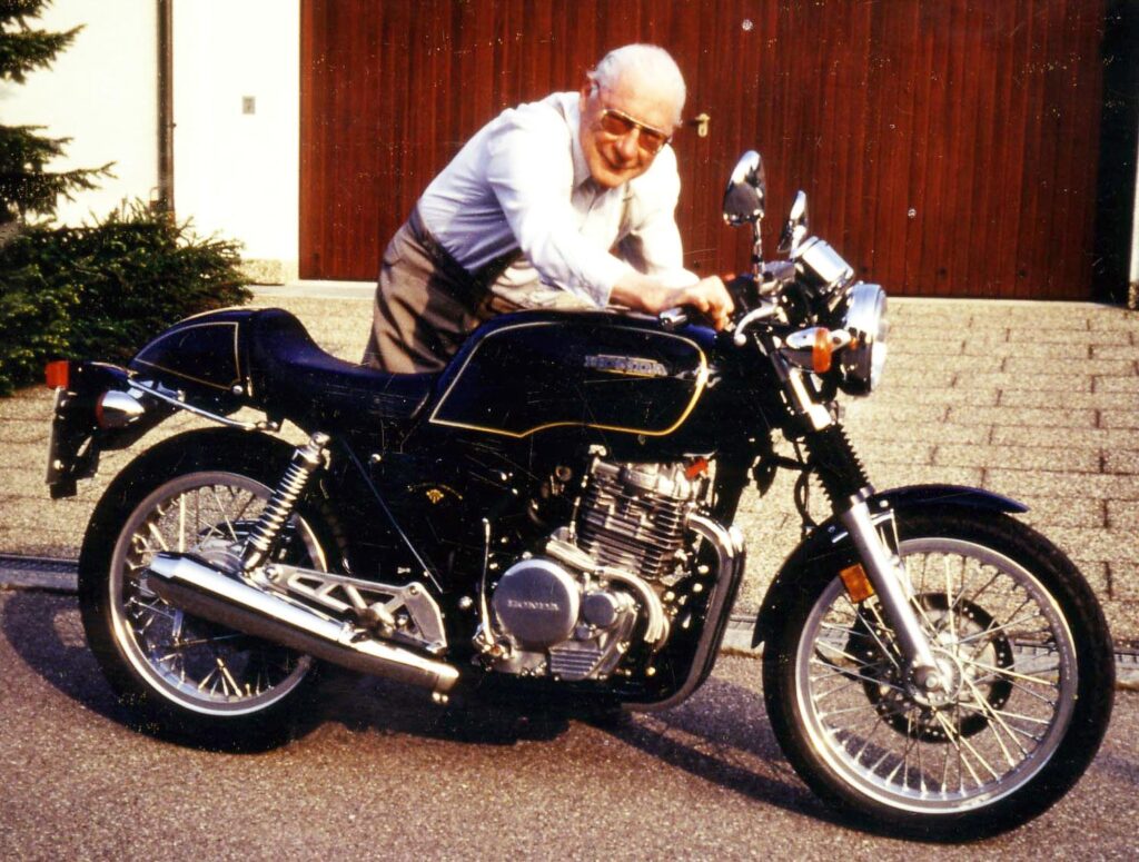 "Klacks" Honda GB 500 Clubman ist heute in Besitz von Jürgen Kießlich, einem langjährigen Freund von Ernst Leverkus 