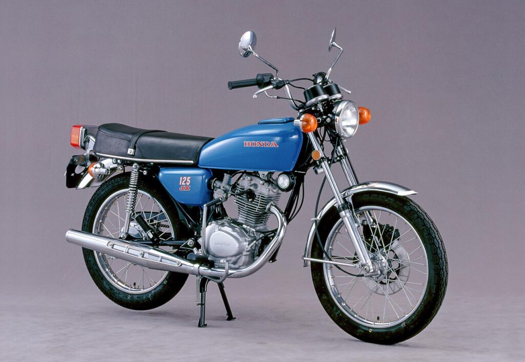Honda CB 125 Einzylinder mit manueller Scheibenbremse Baujahr 1975