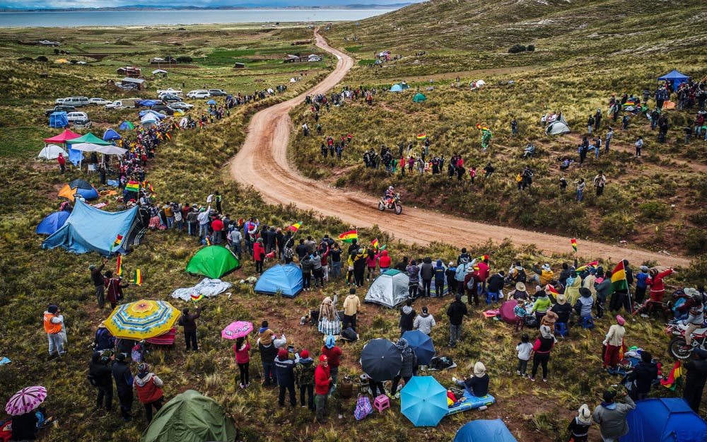 In Bolivien änderten sich die Bedingungen dramatisch - Hier Toby Price