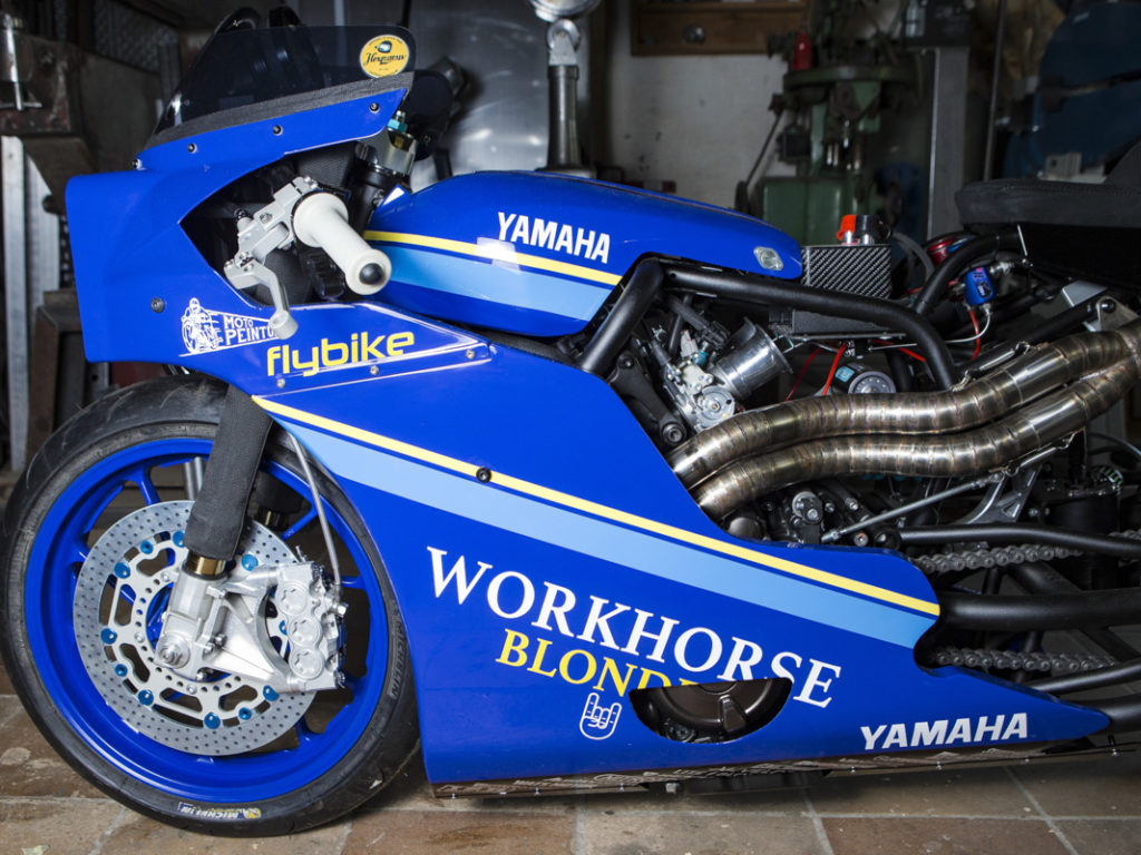 Die Workhorse-Yamaha ist eine Hommage an die Yamaha FZR 750 Bol d'Or Sonauto