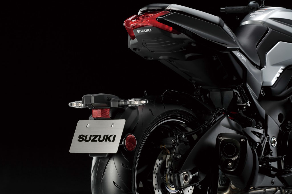 Das Heck der neuen Suzuki Katana