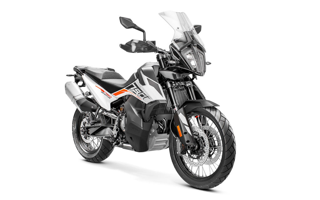 Farbvariante Weiß/Schwarz der KTM 790 Adventure