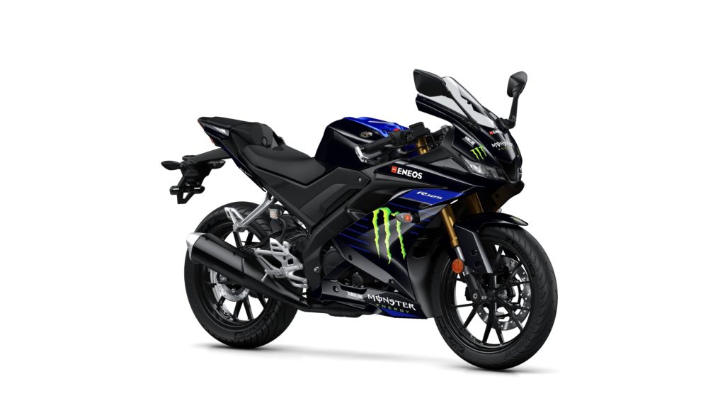 Yamaha YZF-R125 Monster Energy mit dem Renngeist des legendären MotoGP-Teams 