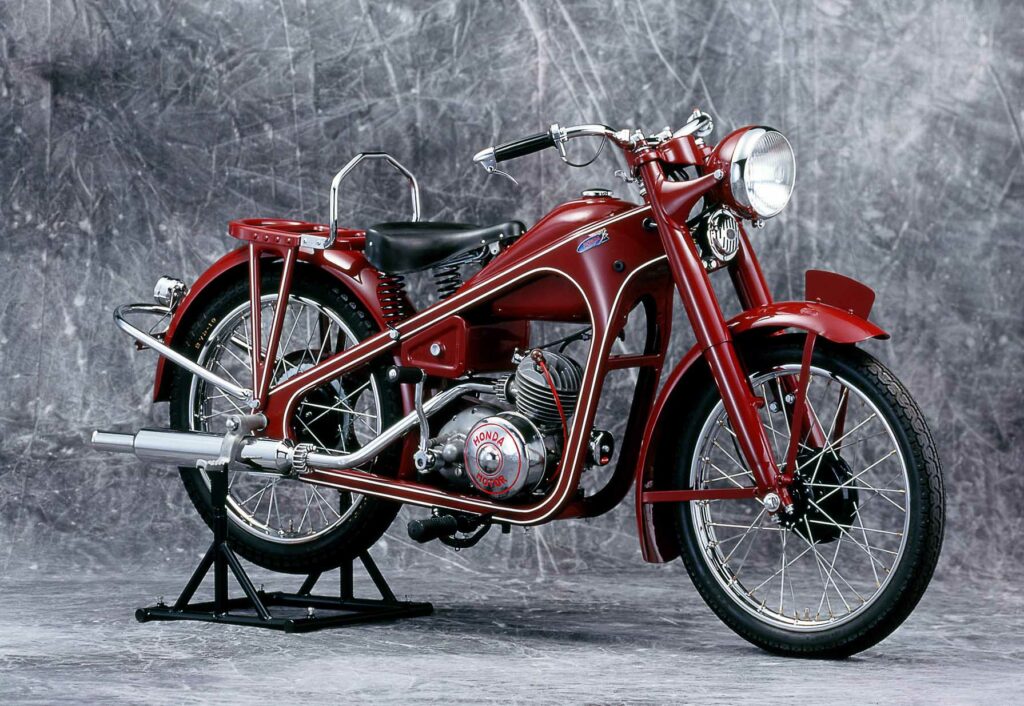 Honda Dream D-Typ war 1949 das erste Massenprodukt von Honda