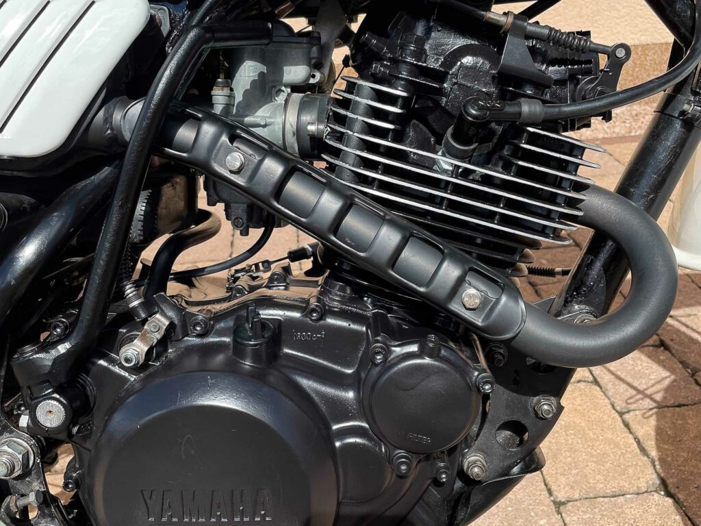 Robuster und drehfreudiger Yamaha XT 250 Motor 